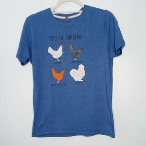 Instant Message chicken graphic tee youth size XL